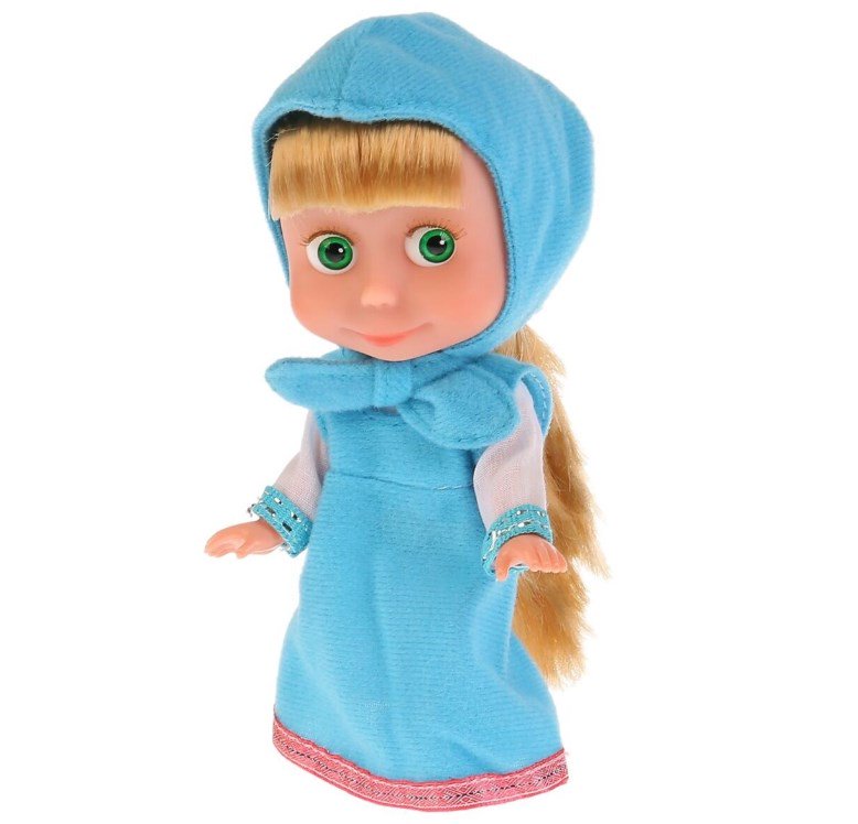 Кукла Играем вместе  Маша  в голубом платье 83030BD 15см  купить,NaN