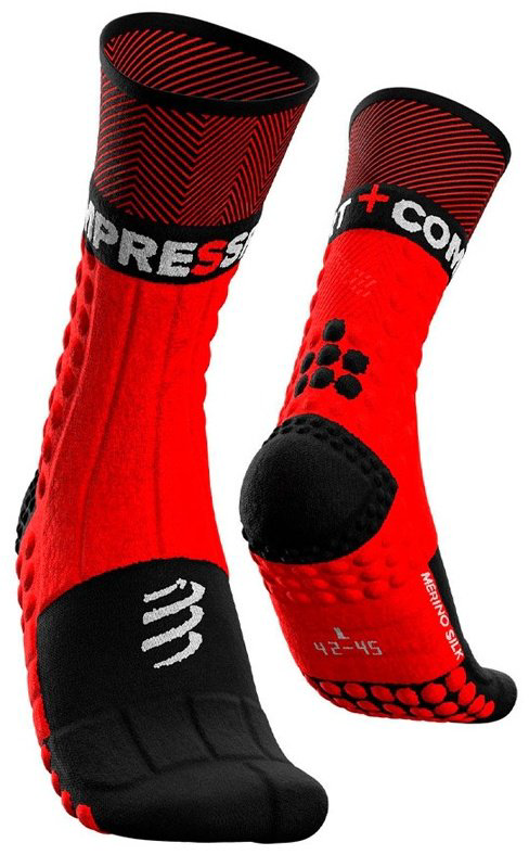 Носки Compressport 1 пара красный T3 (40-42) купить,NaN