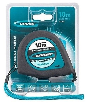 Рулетка GROSS Ergonomisch 31105 10м  купить,5290