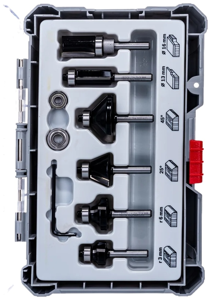 Фреза Bosch 2607017468 6мм 6шт