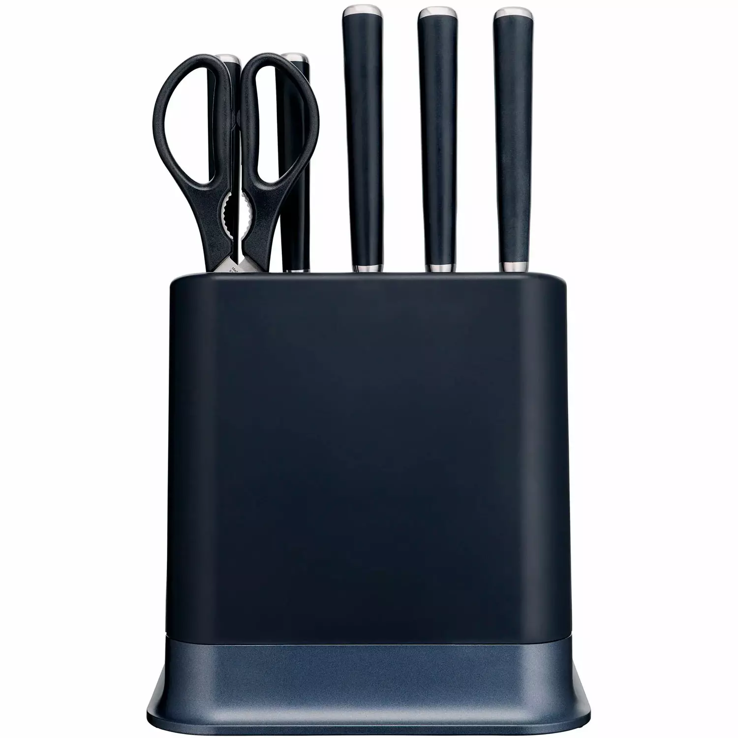 Набор ножей Tefal Ever Sharp PROK297S744 5 ножей, 1 ножницы + блок синий