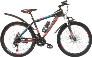 Велосипед Wentana 26" 19 черно-красный