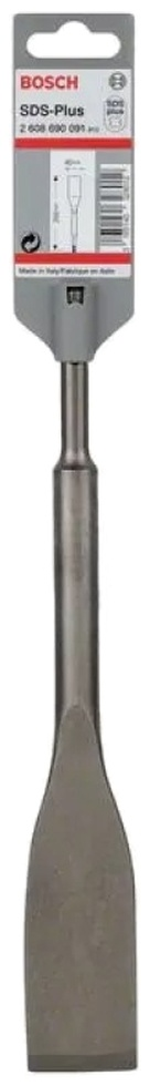 Зубило SDS-plus Bosch 2608690091 260х40мм 
