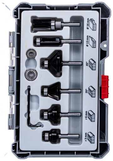 Фреза Bosch 2607017468 6мм 6шт