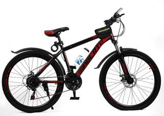 Велосипед Polata 26" 17 черно-красный