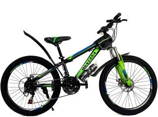 Велосипед Wentana 24" 15 черно-зеленый