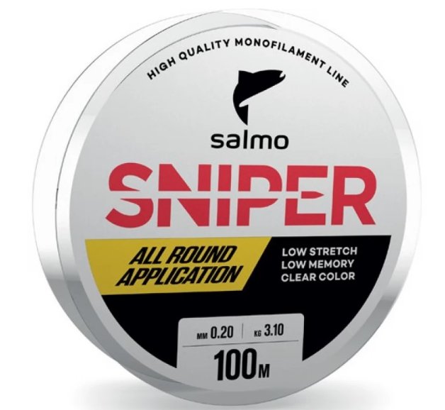 Рыболовная леска Salmo Sniper Clear 0,27 мм 100 м прозрачная