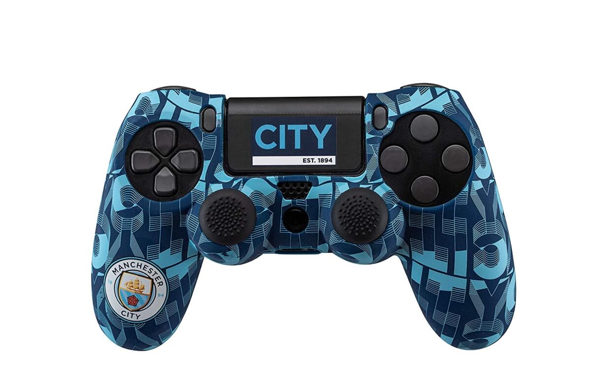 Чехол для геймпада Qubick Manchester City Controller Kit PlayStation 4 Controller Skin купить,NaN