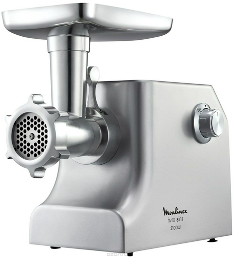 Мясорубка Moulinex ME858D32 серебристая