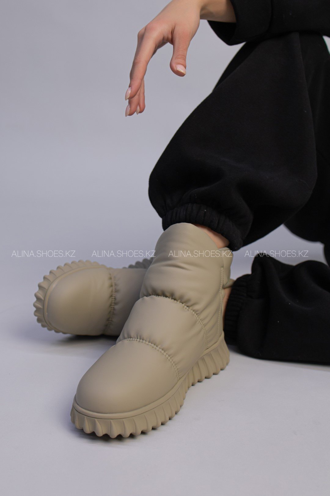 Дутики alinashoes хаки купить,NaN