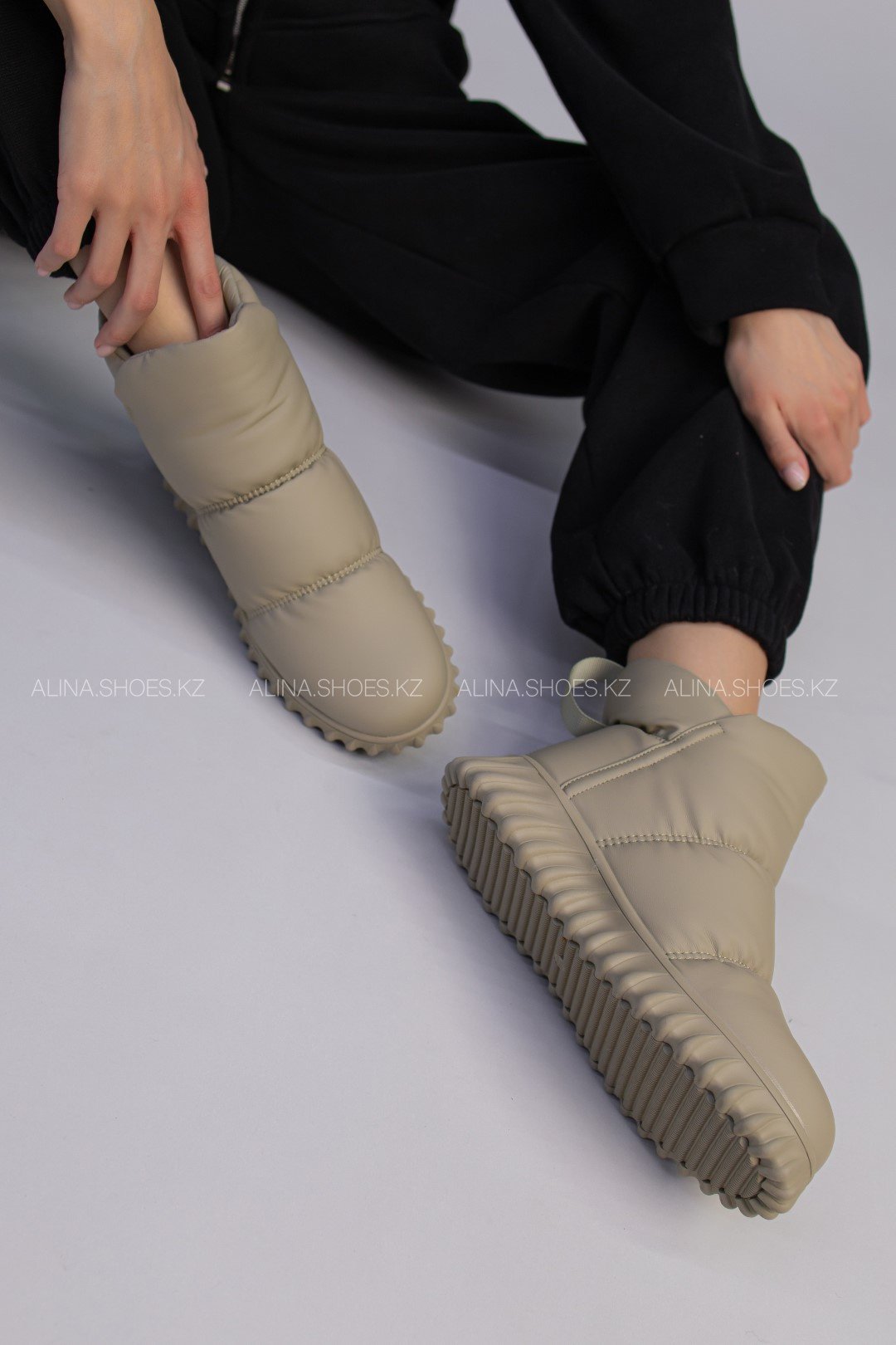 Дутики alinashoes хаки купить,NaN