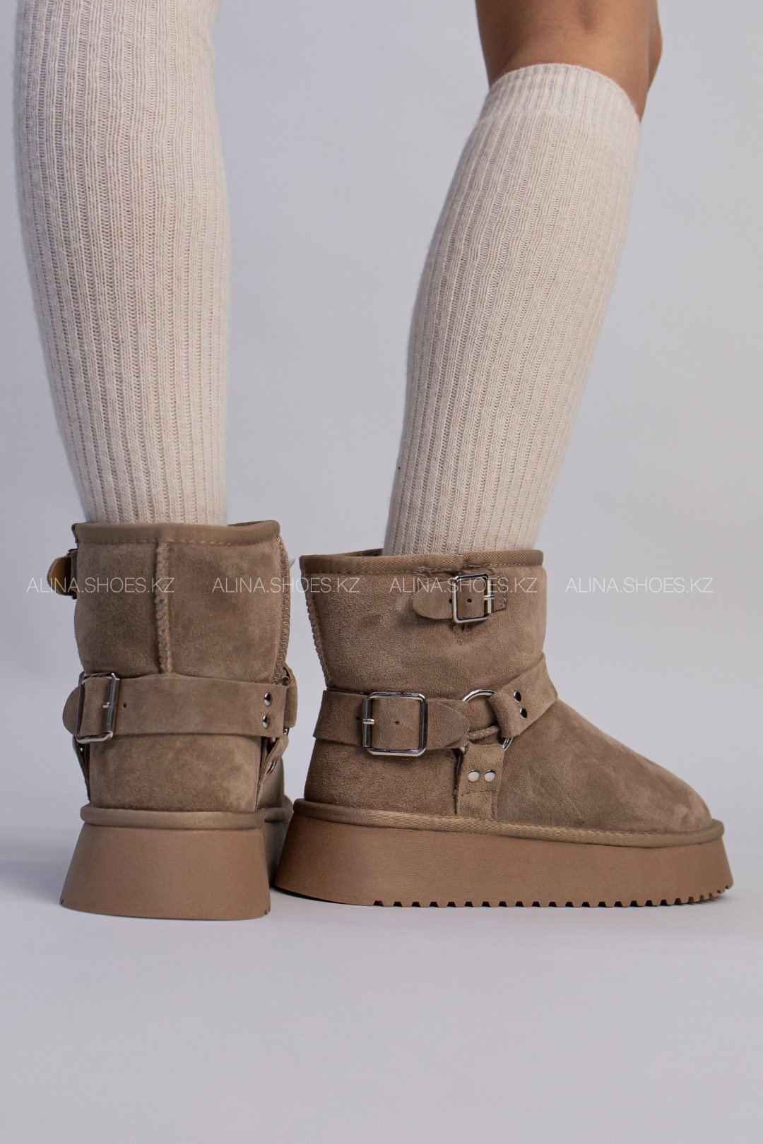 Угги alinashoes коричневый купить,NaN