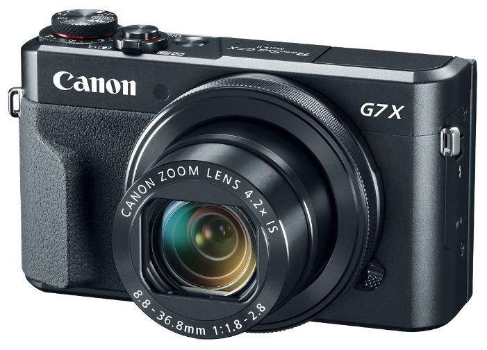 Фотокамера Canon PowerShot G7 X Mark II черная купить,NaN
