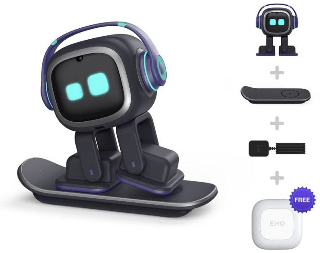Робот Emo robot Al c Chat GPT, высота 11.6 см купить,NaN