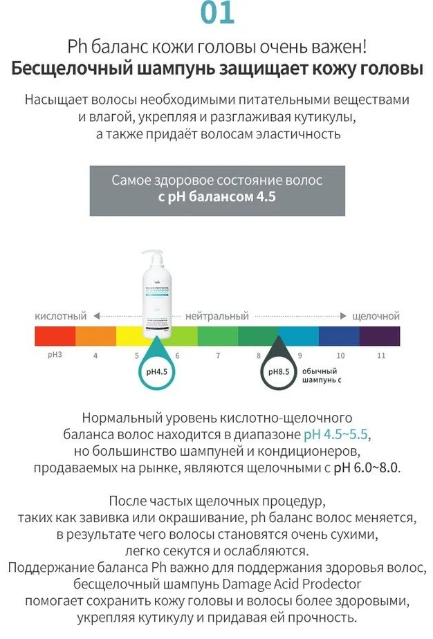 Lador Damage Protector Acid шампунь 900 мл купить,NaN