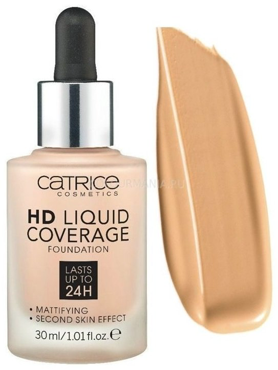 Catrice HD Liquid Coverage тональный крем 020 Rose Beige 30 мл купить,NaN