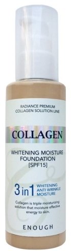 ENOUGH Collagen Whitening Moisture Foundation 3 in 1 SPF15 тональный крем 13 100 мл купить,NaN