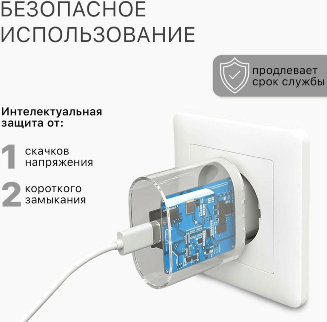 Зарядное устройство 20 WUSB-C Power Adapter белый купить,16000