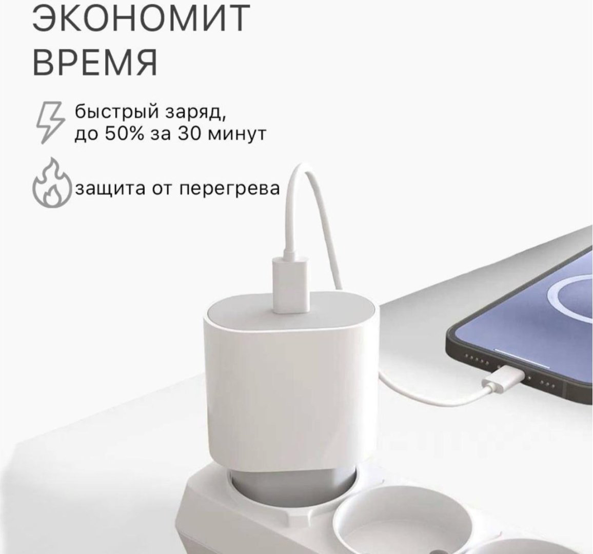 Зарядное устройство 20 WUSB-C Power Adapter белый купить,16000