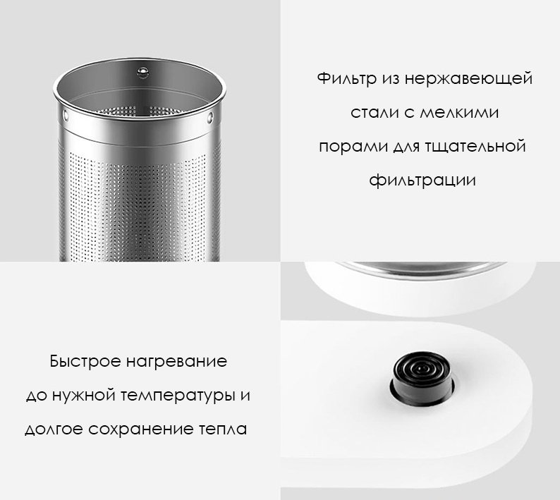 Термопот Xiaomi Mijia Intelligent Multifunctional Health POT белый купить,NaN