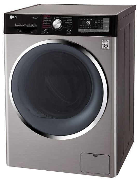 Стиральная машина LG F2H9HS2S темно-серая купить,NaN