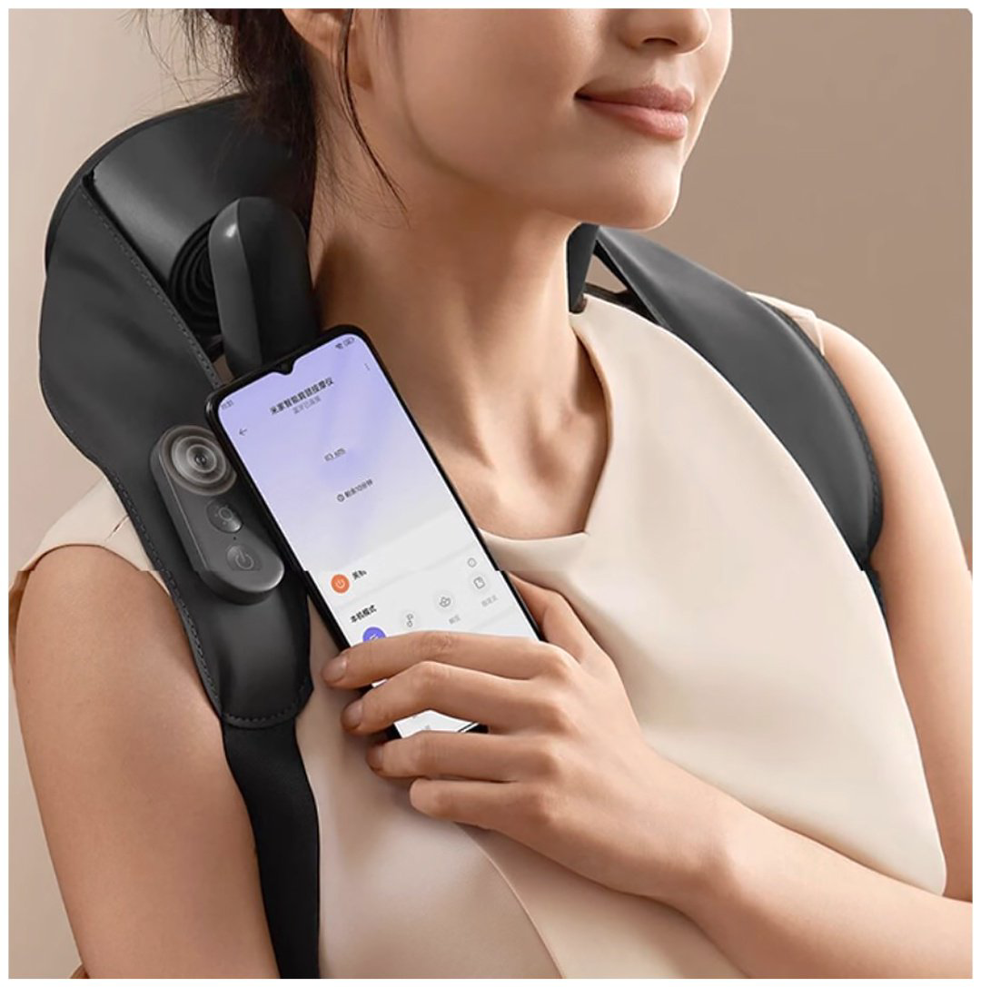Массажер Xiaomi MJJJAMY01YMYY воротник надавливающий, разминающий, разогревающий, растирающий, инфракрасный прогрев купить,NaN