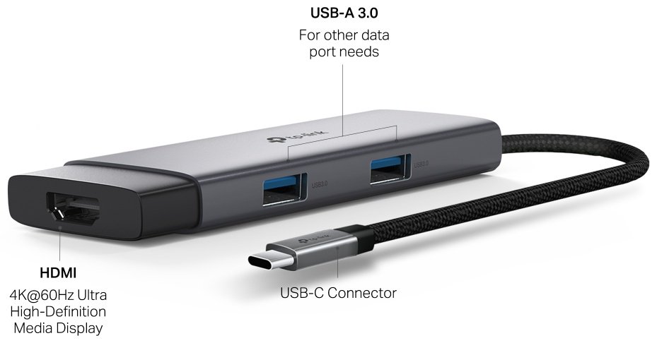 Картридер TP-LINK UH5020C USB Type-C для USB 3.0