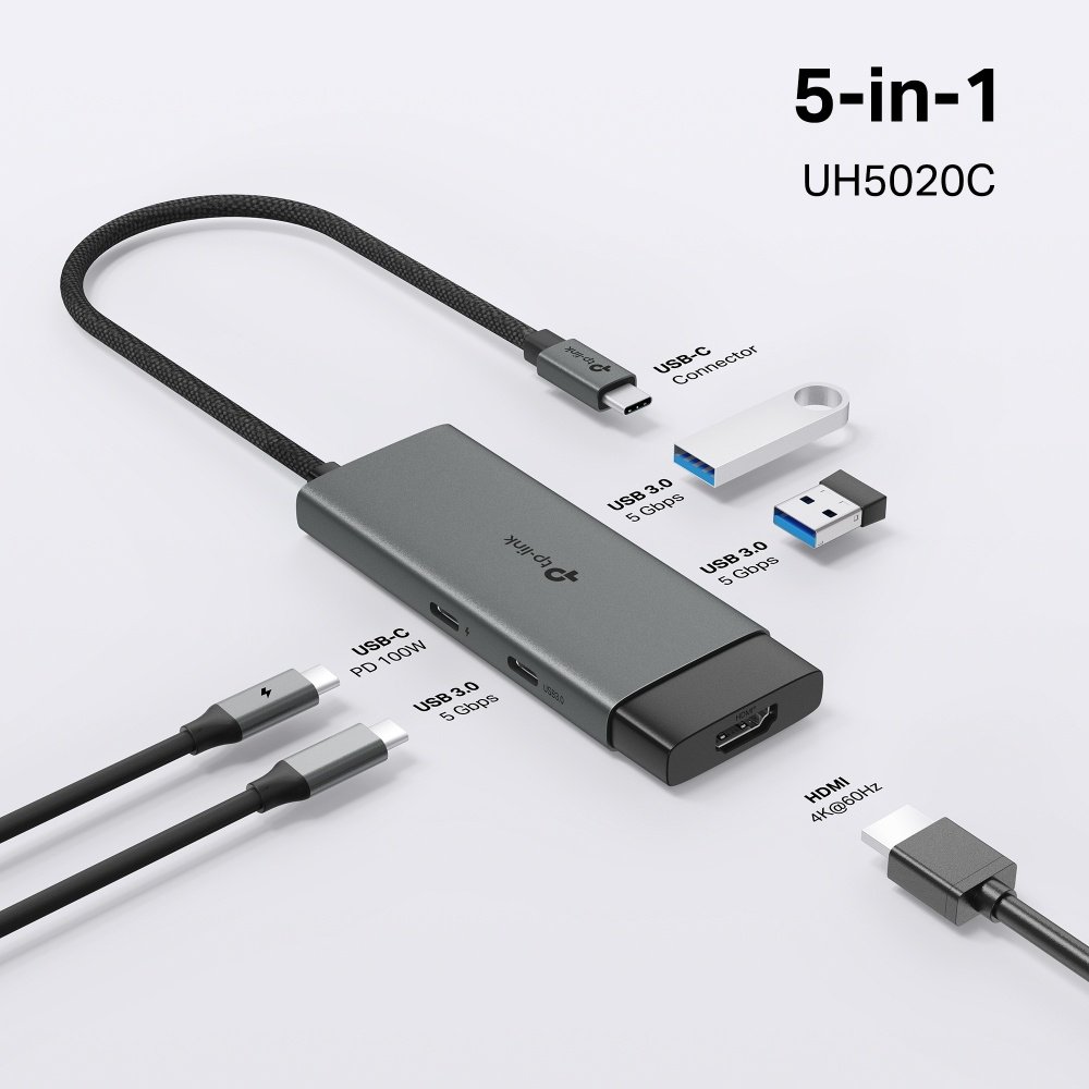 Картридер TP-LINK UH5020C USB Type-C для USB 3.0