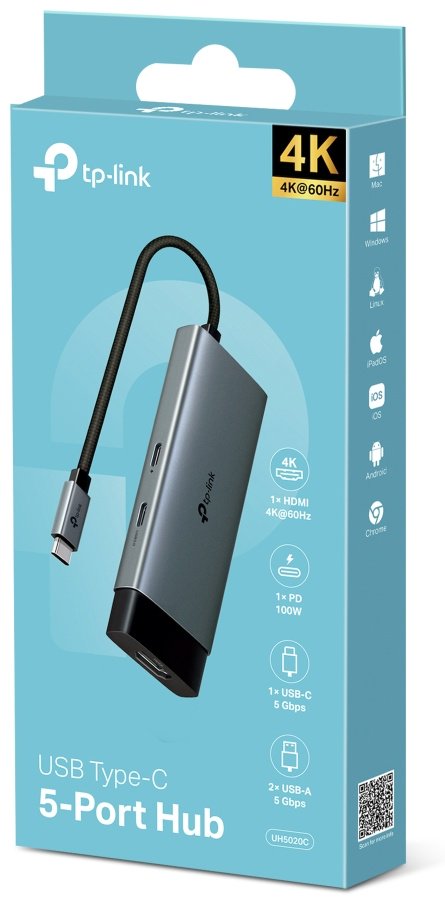 Картридер TP-LINK UH5020C USB Type-C для USB 3.0 купить,NaN