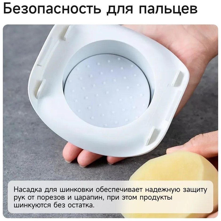 Xiaomi терка HuoHou Multi-Blade Vegetable Slicer HU0137, пластик, нерж.сталь купить,NaN