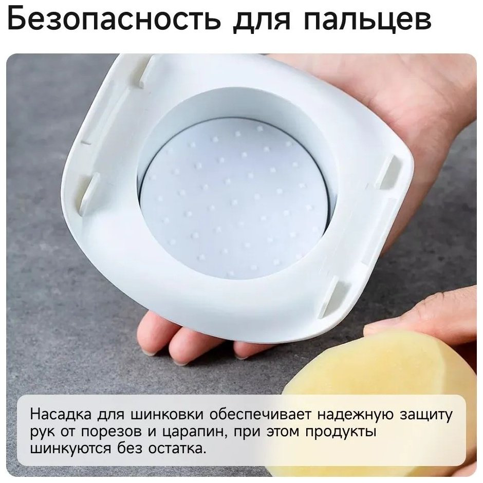 Xiaomi терка HuoHou Multi-Blade Vegetable Slicer HU0137, пластик, нерж.сталь купить,NaN