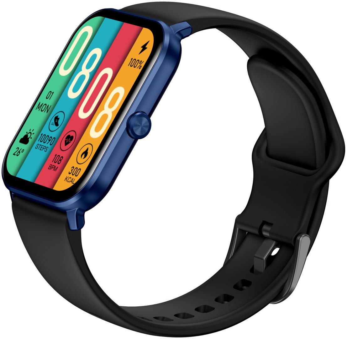 Смарт-часы Kieslect Smart Calling Watch Ks Mini синий-черный купить,NaN