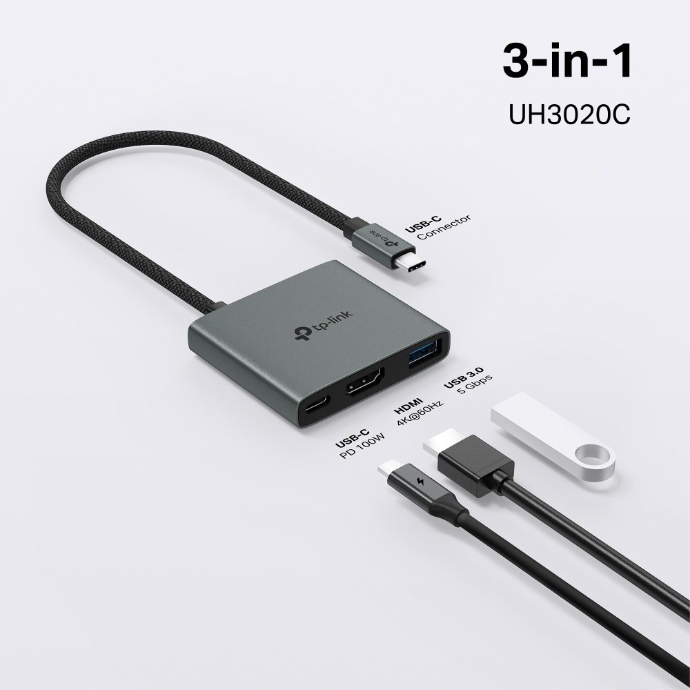 Картридер TP-LINK UH3020C USB Type-C для USB 3.0
