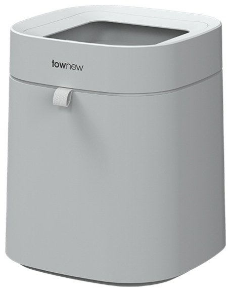 Мусорное ведро Xiaomi с крышкой Air Lite Grey 16.6 л купить,NaN