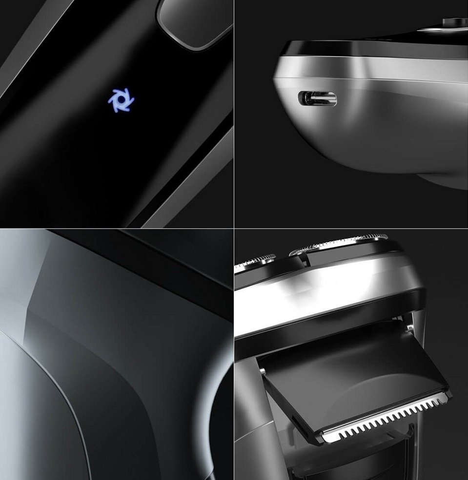 Электробритва Enchen ENCHENStone Shaver роторная от аккумулятора