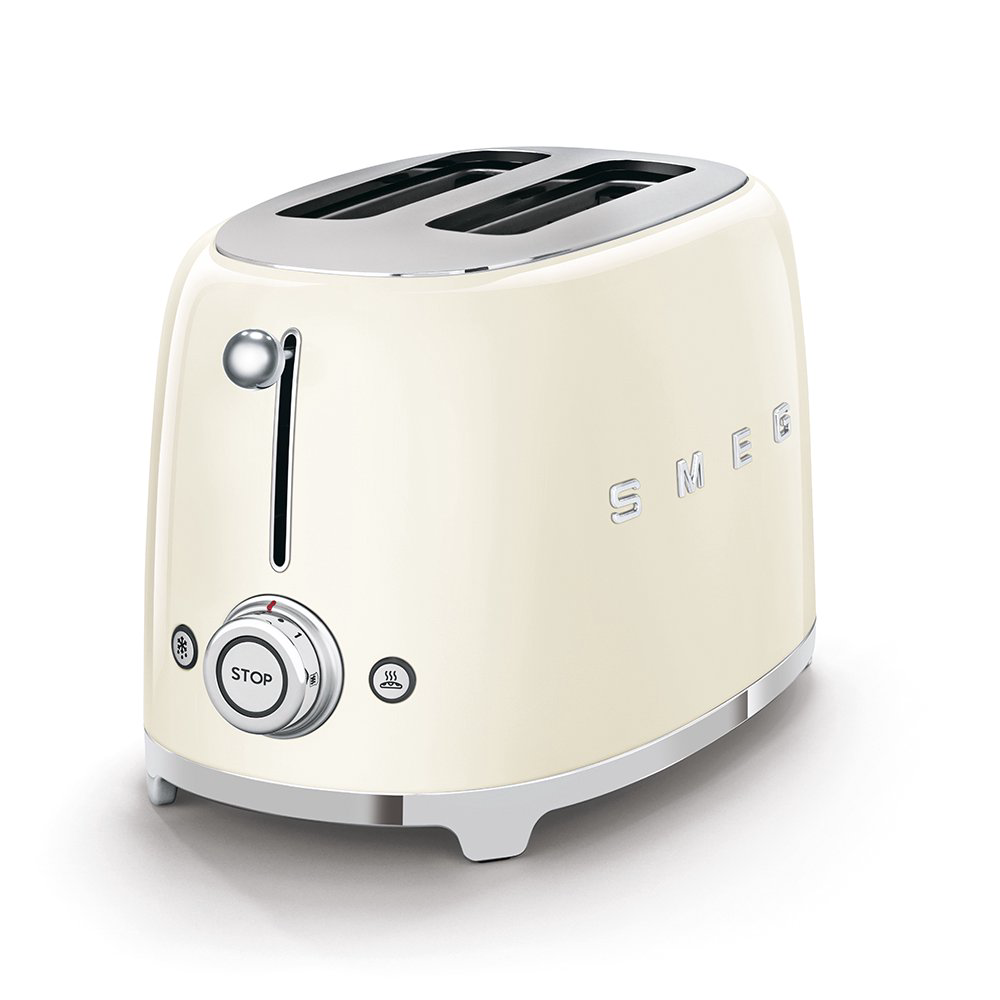 Тостер Smeg TSF01CREU кремовый