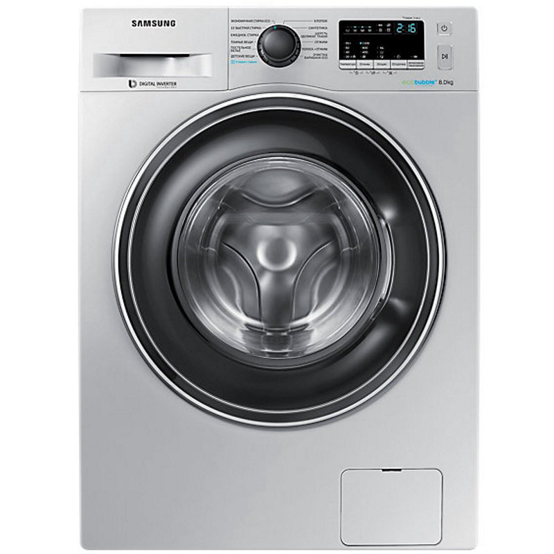 Стиральная машина Samsung WW80K42E07SDLD серебристая