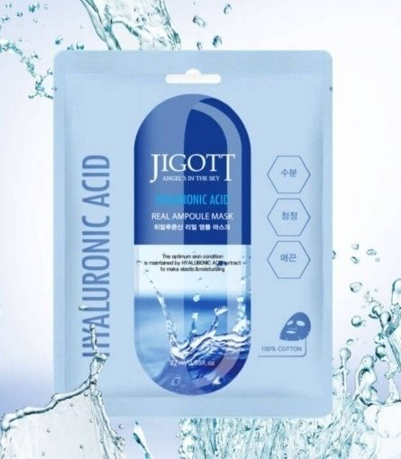 Маска для лица JIGOTT тканевая Hyaluronic Acid 1 шт купить,NaN