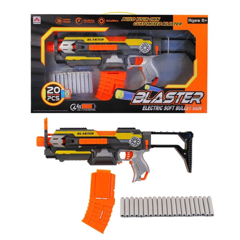Игрушечное оружие Blaster Бластер со стрелами игрушка автомат-пистолет купить,NaN