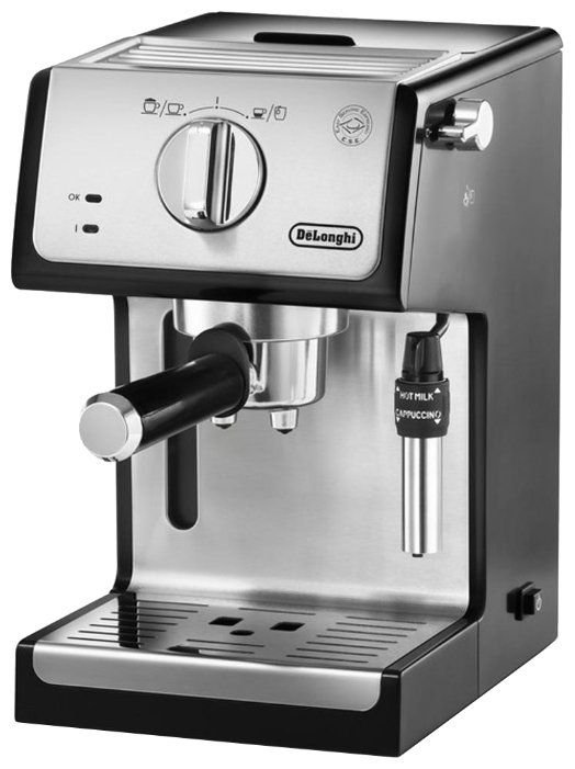 Кофеварка Delonghi ECP 35.31 серебристая купить,NaN