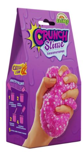 Игрушка Slime лаборатория 100гр Crunch купить,NaN