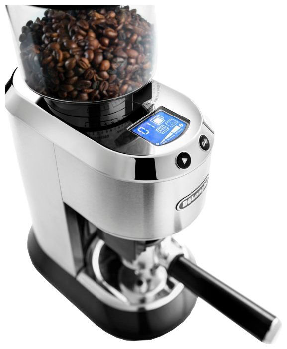 Кофемолка Delonghi KG521.M серебристая купить,NaN