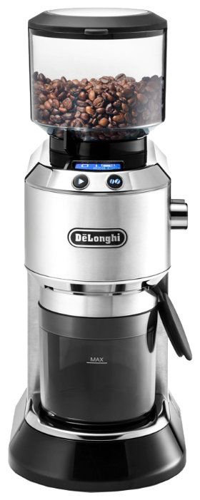 Кофемолка Delonghi KG521.M серебристая купить,NaN