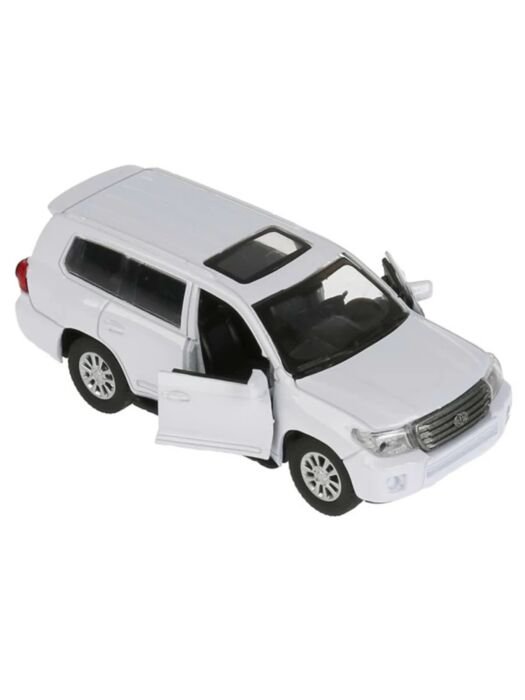 Машинка Технопарк Toyota Land Cruiser 12.5см белая