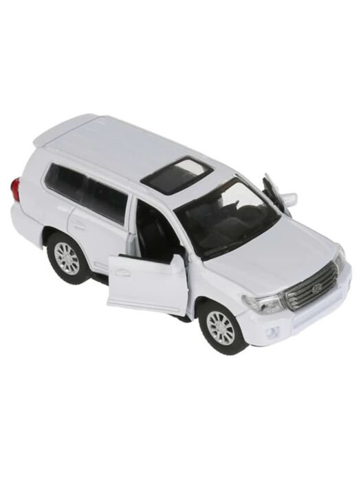 Машинка Технопарк Toyota Land Cruiser 12.5см белая