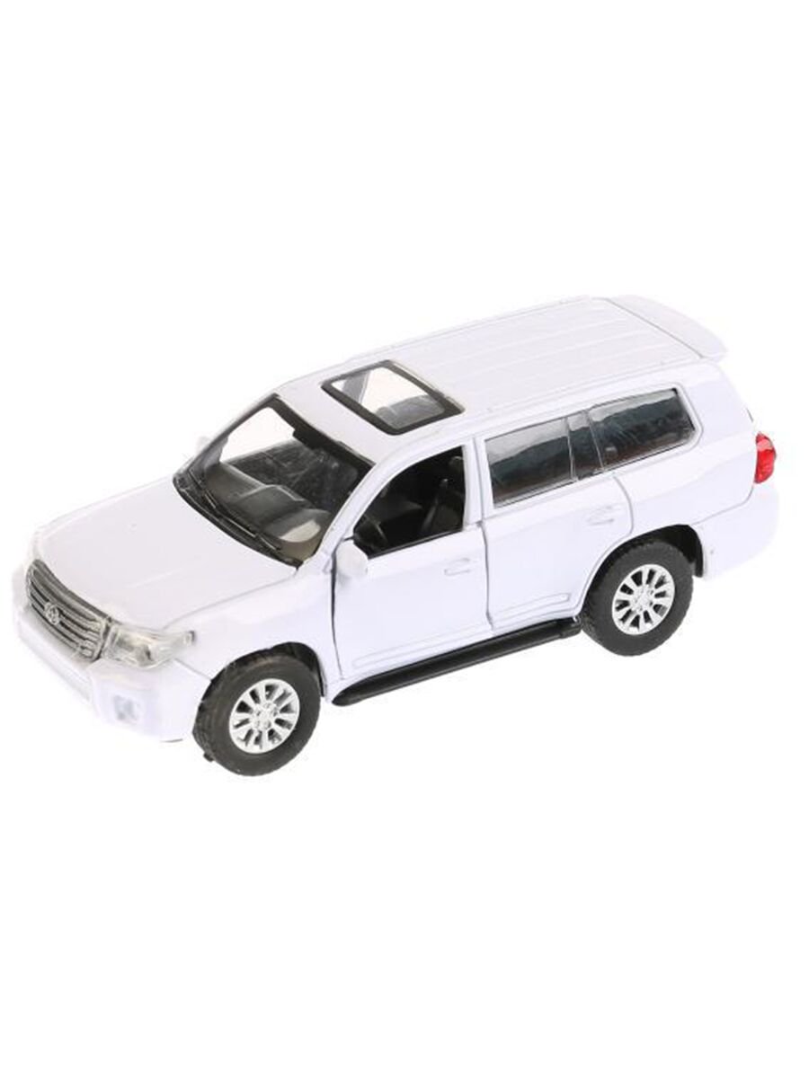 Машинка Технопарк Toyota Land Cruiser 12.5см белая