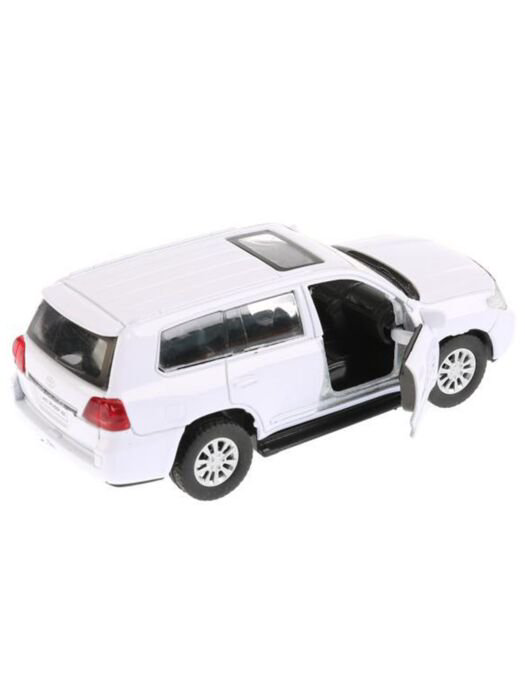 Машинка Технопарк Toyota Land Cruiser 12.5см белая купить,NaN