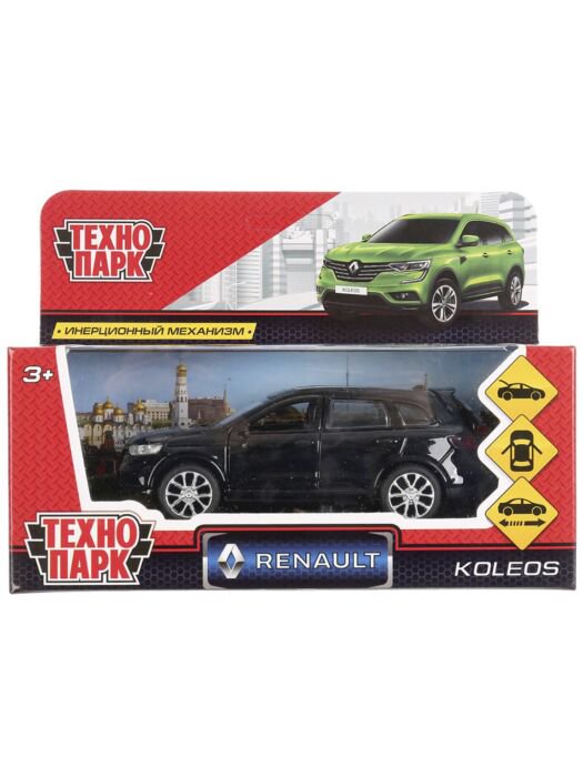 Машинка Технопарк  Renault Koleos 12см черная купить,NaN