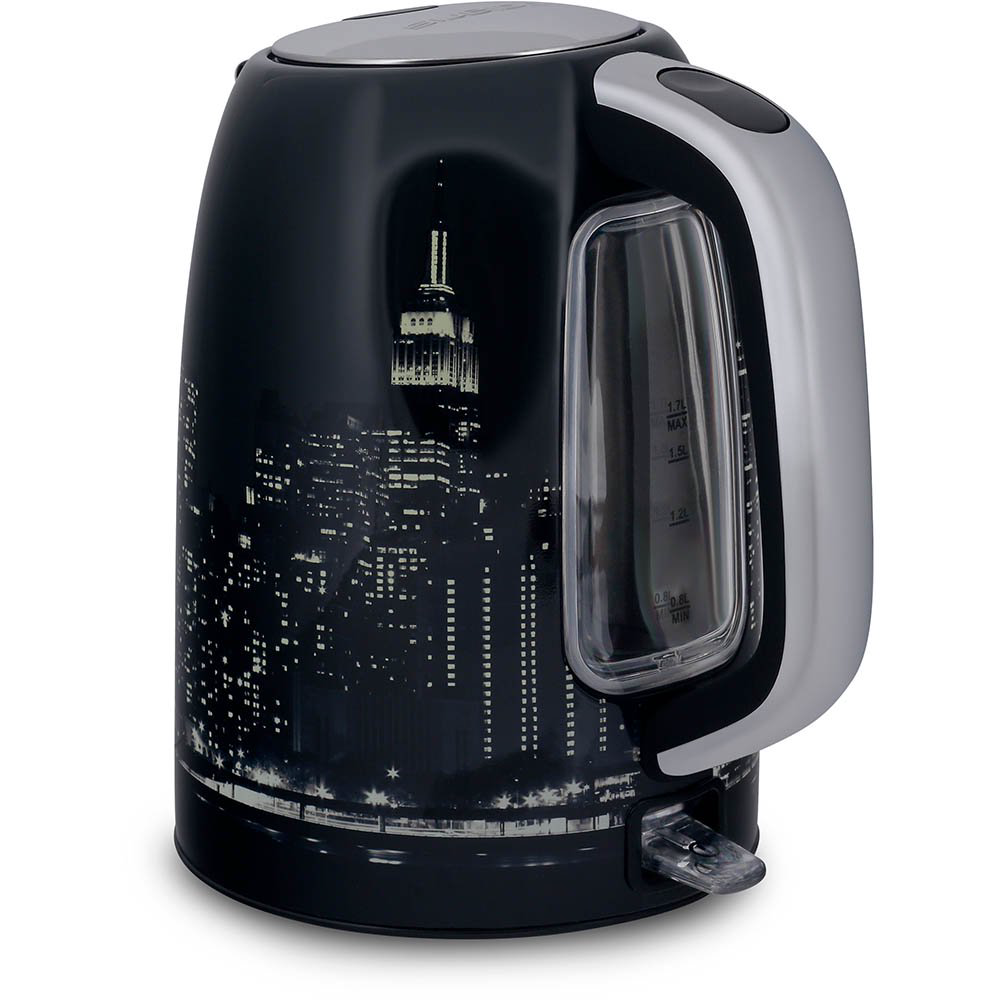 Электрочайник Polaris PWK 1762CA City черный купить,NaN