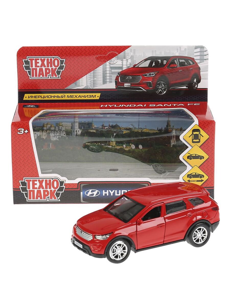 Машинка Технопарк Hyundai Santafe 12см красная купить,NaN